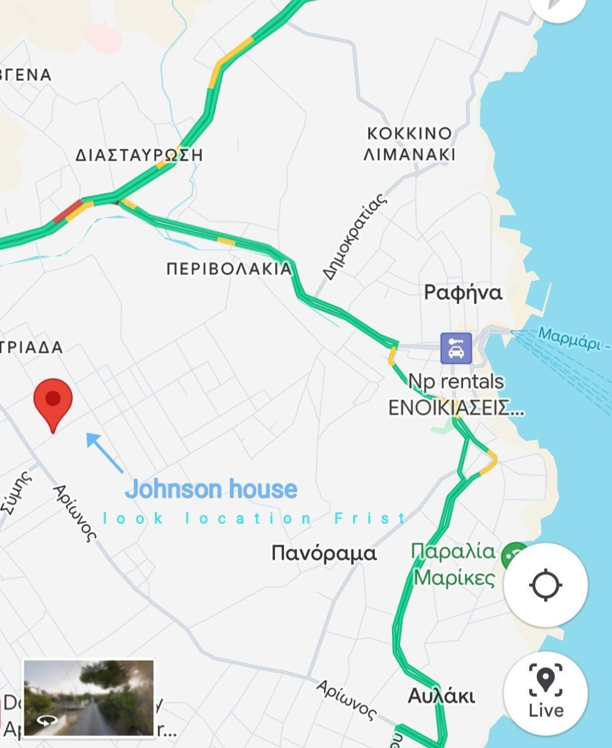 Johnson House Villa Rafína Dış mekan fotoğraf